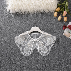 Children's cloak with heavy industry embroidery, pure handmade beadwork, popular girl's cloak, princess dress, versatile shawl for 2022 model