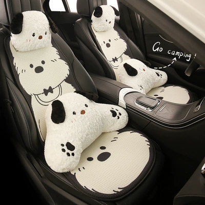 Seat cushion, seat cover, Suitable for All Seasons, Black and White