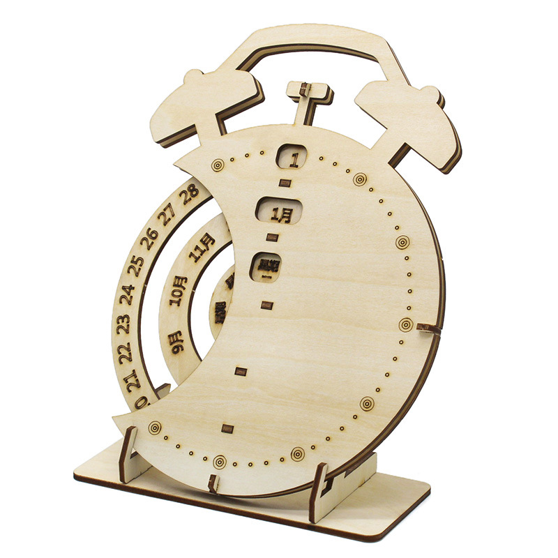 Alarm clock -shaped calendar brand