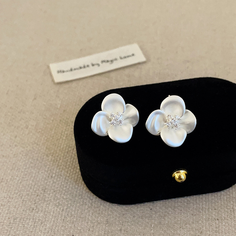 Silver earrings