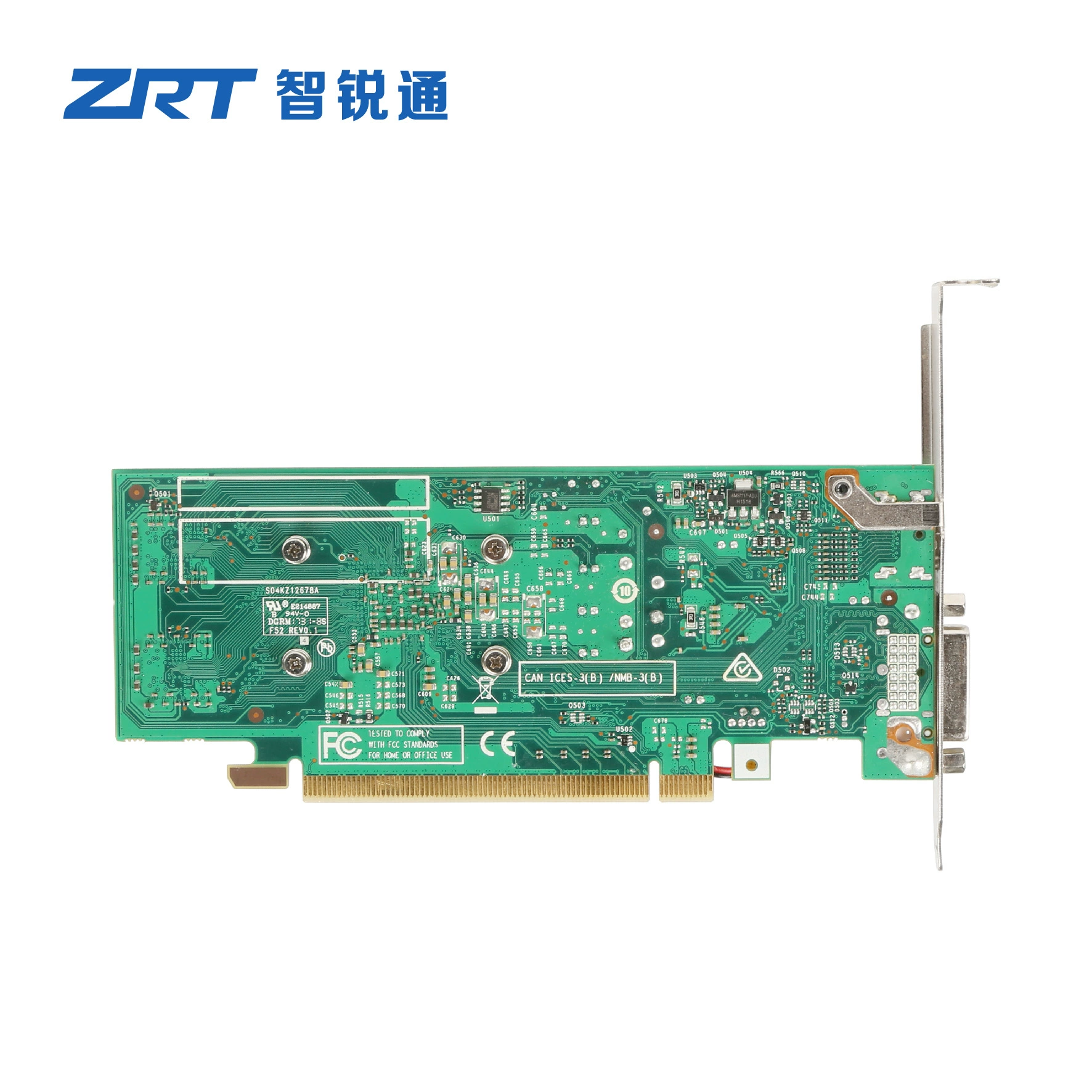 Видеокарта Nvidia GT1030 2ГБ 64bit GDDR5 256*32 DP+DVI PCI-E 16X LP