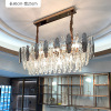 Crystal pendant, ceiling lamp for living room, modern lights, light luxury style, simple and elegant design, 2022