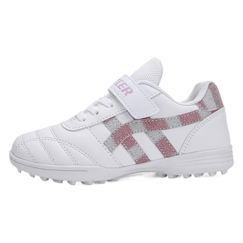 Nuevos zapatos de fútbol para niños uñas rotas velcro transpirable niños grandes medianos y pequeños niños zapatilla de deporte niños estudiante entrenamiento de fútbol