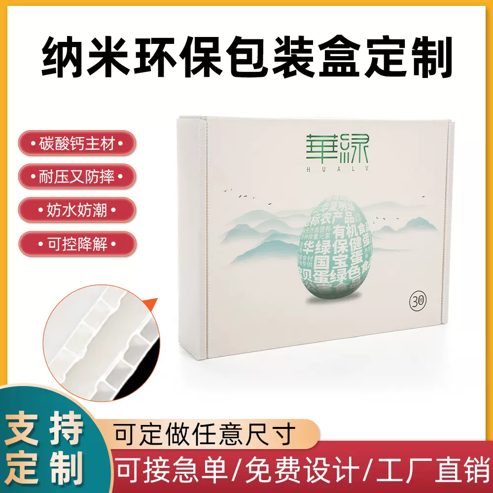 定制纳米环保包装盒水果店包装精品盒礼品盒新年礼物包装伴手礼盒