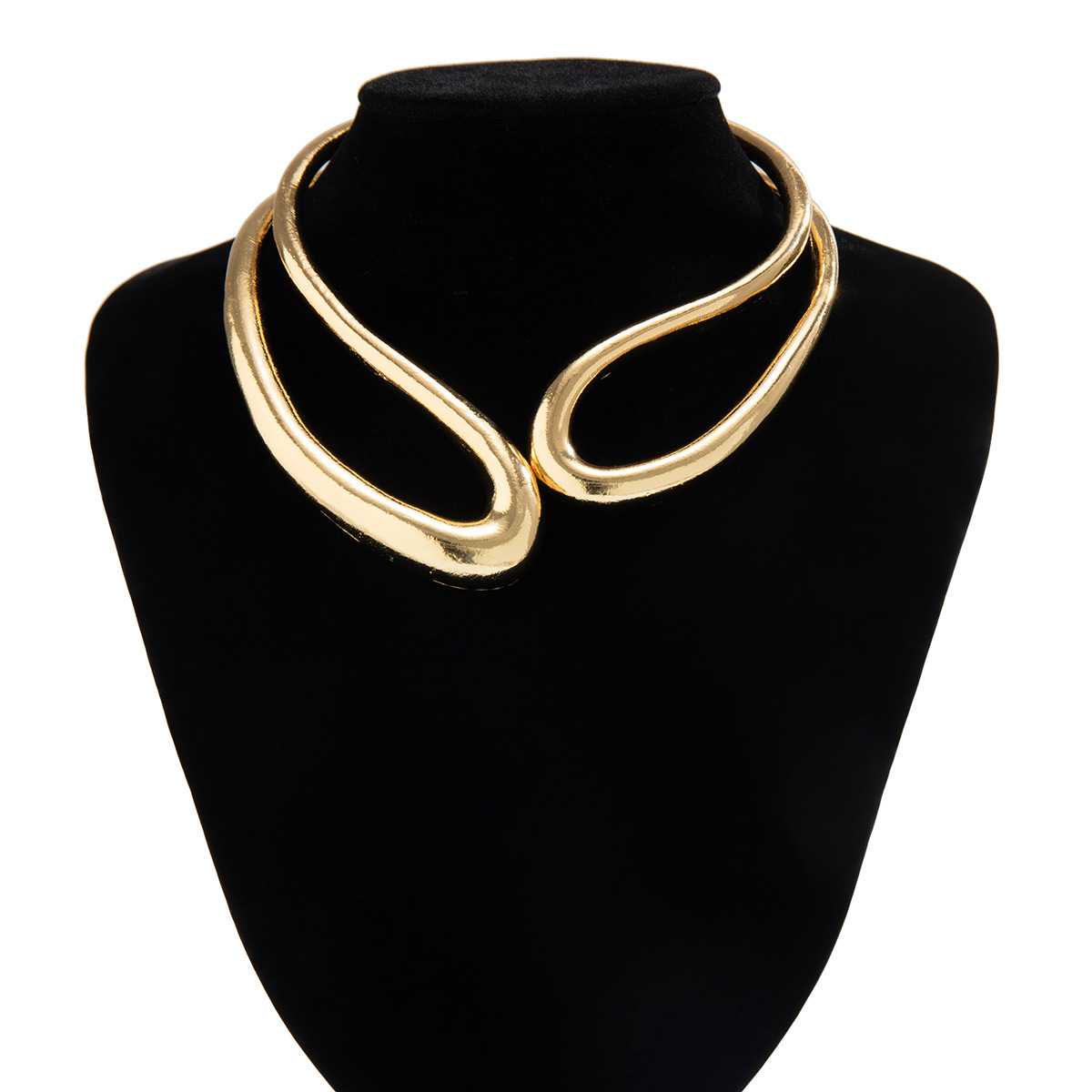 98g Weight Choker, Necklace, Jewelry Set Classification 1 Piece Quantity Daily, Tea Party Occasion Alloy, Metal Material Irregular, Geometric Pattern Women's Gender Retro, Exaggerated, Simple Style, Classic Style Style 1 Piece Irregular Geometric Choker Necklace Jewelry Set Alloy Metal Women's Retro Exaggerated Simple Style Choker Necklace Jewelry Set 8