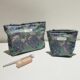 Chinese Style Vintage Cosmetic Bag Peony Flower Portable Skin Care Storage Bag Travel Out of the Interior Bag Clutch Bag