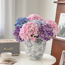 批发仿真花假花摆设绣球花高档花束客厅花卉装饰摆件一件代发