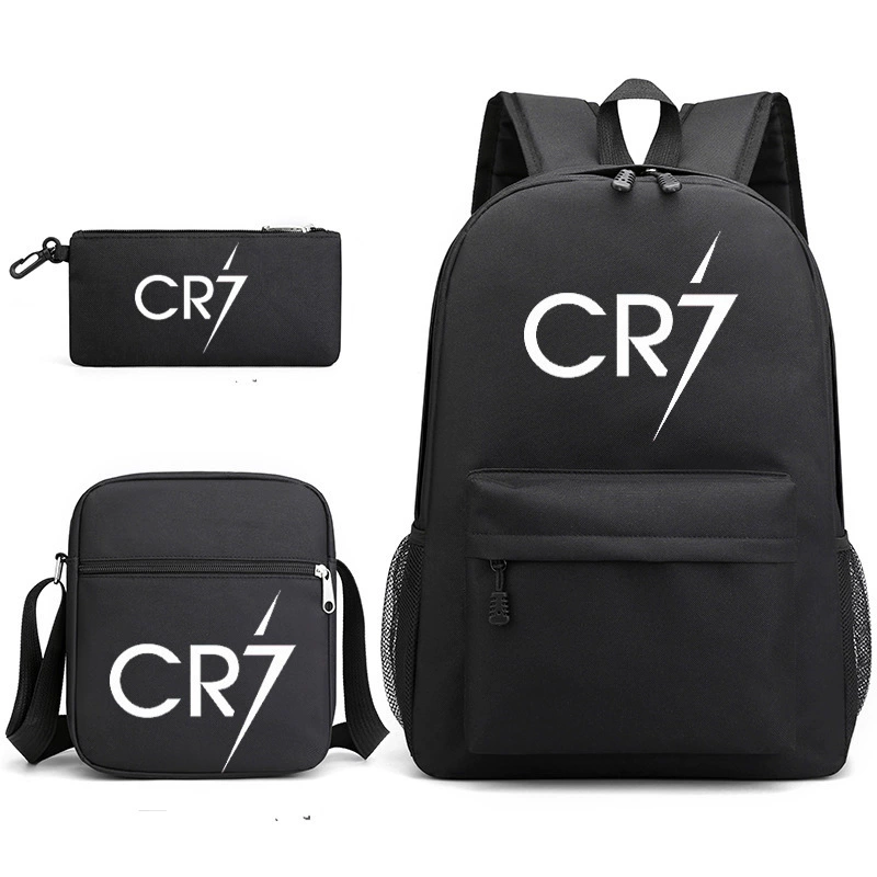 Модный рюкзак, сумка на одно плечо, пенал для детей, школьная сумка для начальной школы, набор, для подростков, 3 шт., оптом