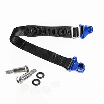 Lifting Straps, Towing Straps, Rescue Rope | Motorcycle Safety Supplies - blue-c1-cnc-rear-rescue-belt