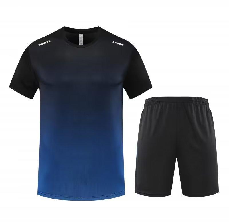 Transfronterizos ropa de secado rápido juego deportivo hombre camiseta de manga corta personalizada entrenamiento deportivo fitness Guangzhou ropa deportiva
