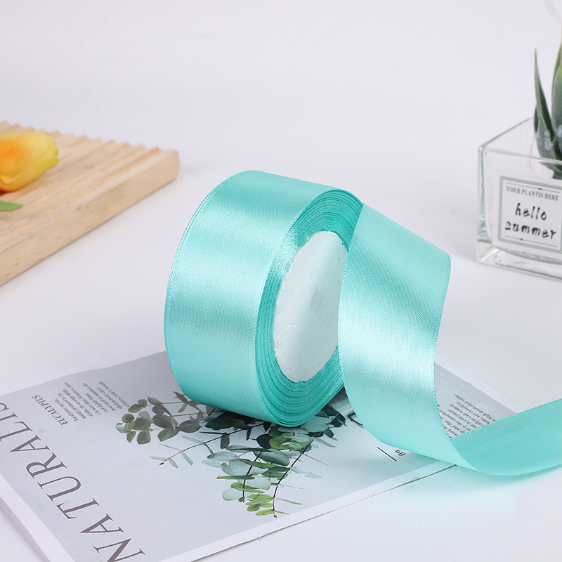 Cinta de poliéster de color de 5cm Diy decoración de boda, ramo de cinta, embalaje de regalo, cinta de cinta, fábrica de cinta al por mayor