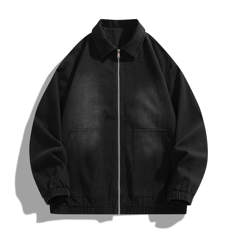 Denim retro jacket for leisure, American style