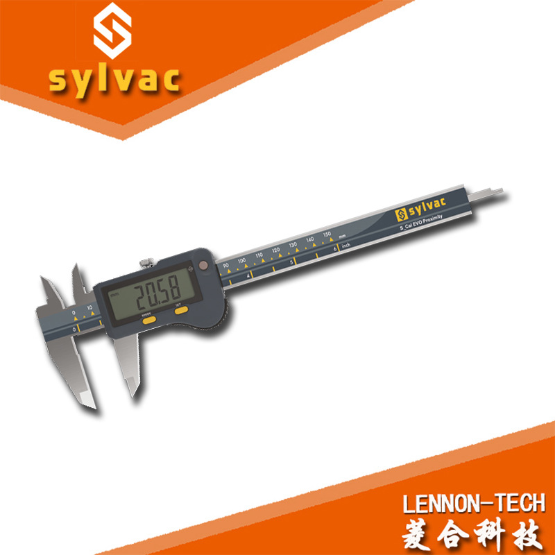 授权代理瑞士sylvac数显卡尺W810.1702 1722 1732防水防油卡尺