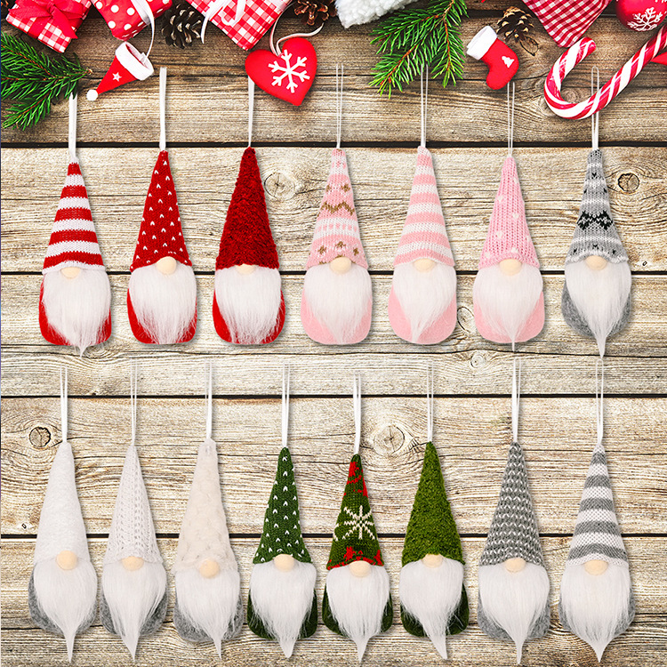 Christmas Fashion Stripe Cloth Party Hanging Ornaments 1 Piece display picture 1