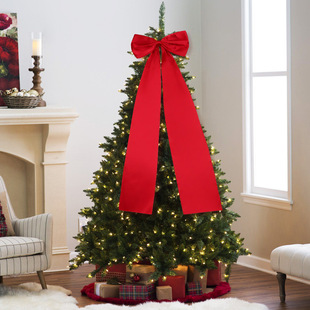 Cross-Border Wedding Birthday Holiday Party Decoration High-End Satin Oversized Bow Christmas Decoration Spot Wholesale