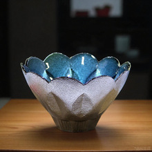 晶鑫餐具水晶玻璃高级感高脚水果盘家用客厅商用ktv专用轻奢果盘