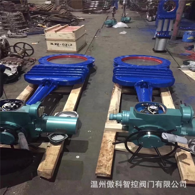 污水电动暗板 DMZ973X-10C-DN200  手动插板阀 手动法兰插板阀