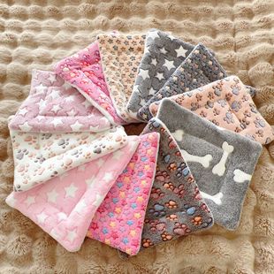 Pet Mat Wholesale Four Seasons Universal Thickened Spacer Cat Plush Mat Cat Products Warm Dog Air-conditioning Mat