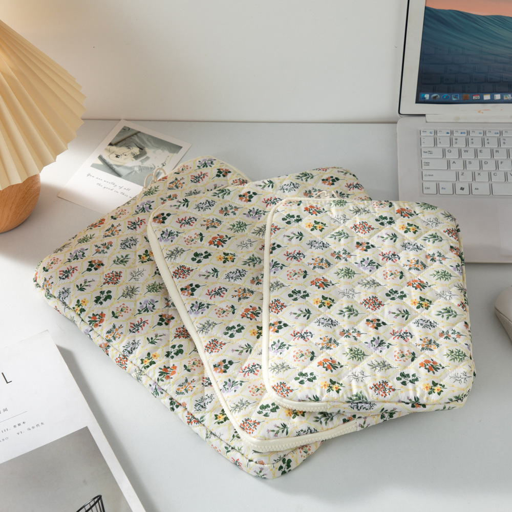 Korean Style Fresh and Simple Ins-Style Tablet Sleeve Bag for Apple 11inch iPad Protective Case 13 15inch Laptop Bag