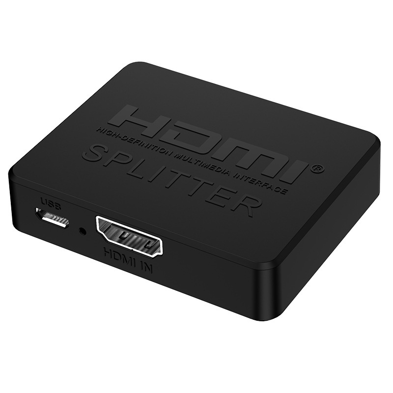 Hdmi分配器一分二四kミニタイプhdmi一分二分周器高精細ビデオ同一画面四分四|undefined