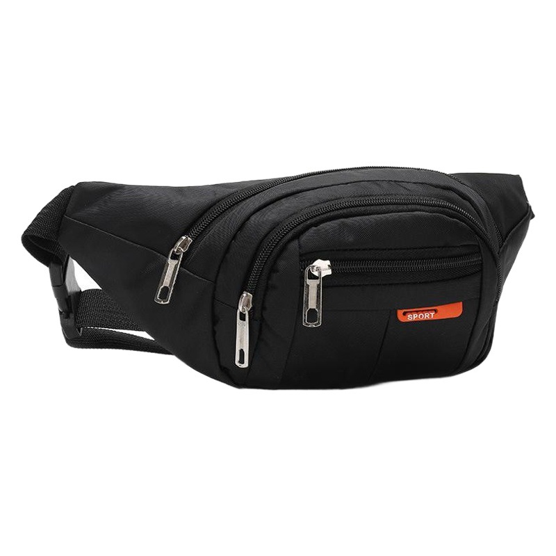 Bolso de la cintura de los hombres y las mujeres monedero de la moneda de gran capacidad a prueba de agua caja registradora Bolsa de negocios de moda deportes al aire libre bolsa de teléfono móvil bolsa de mensajero