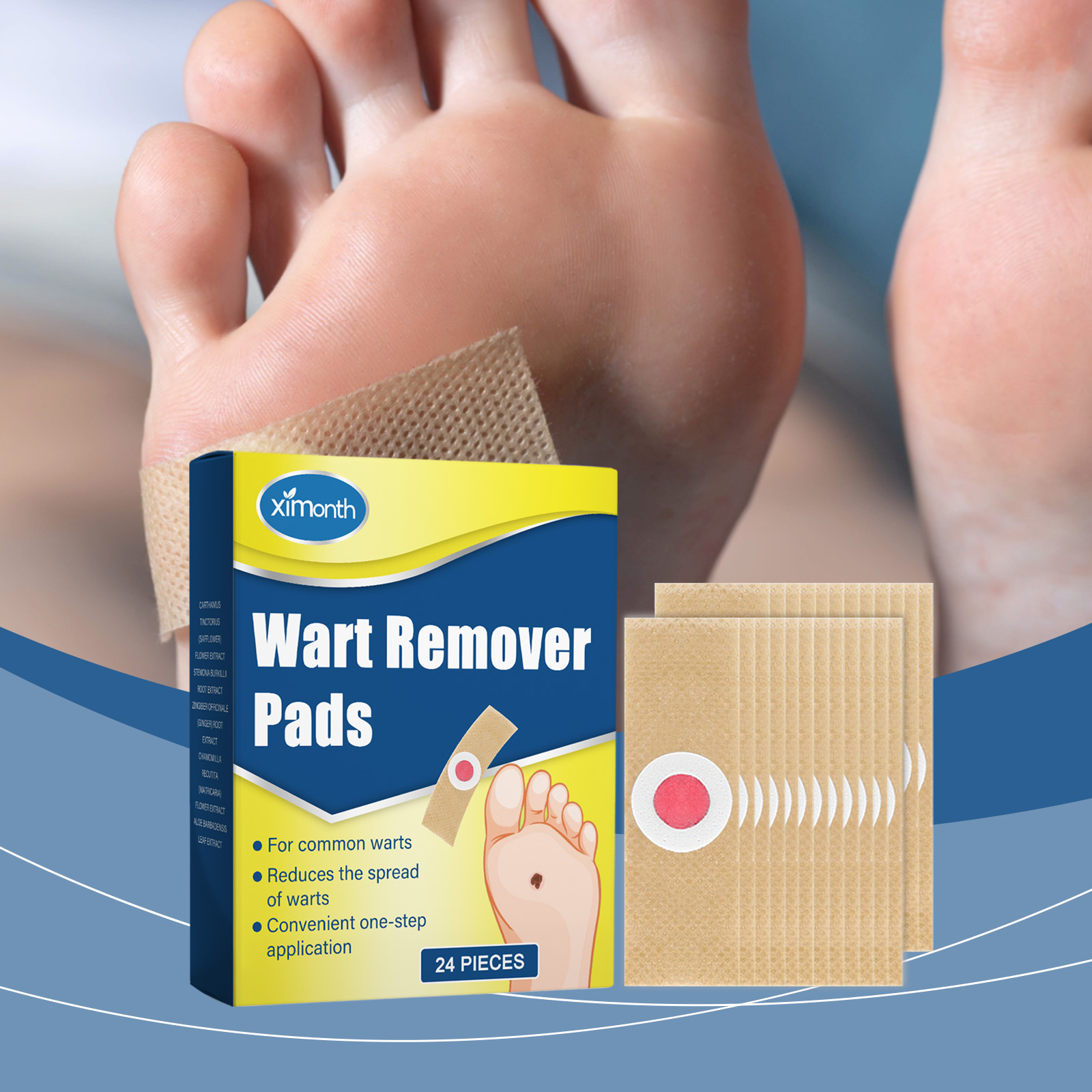 Ximonth Soft medical feet care full body