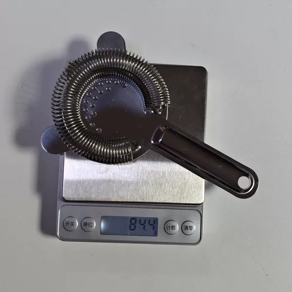 Stainless steel ice strainer, ice separator, filter, mesh cross ice strainer, cocktail shaker set, bar tools