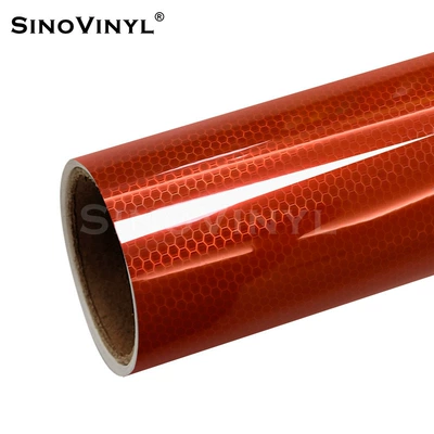 Automotive Film: headlight film motorcycle headlight - 039-m-orange-red