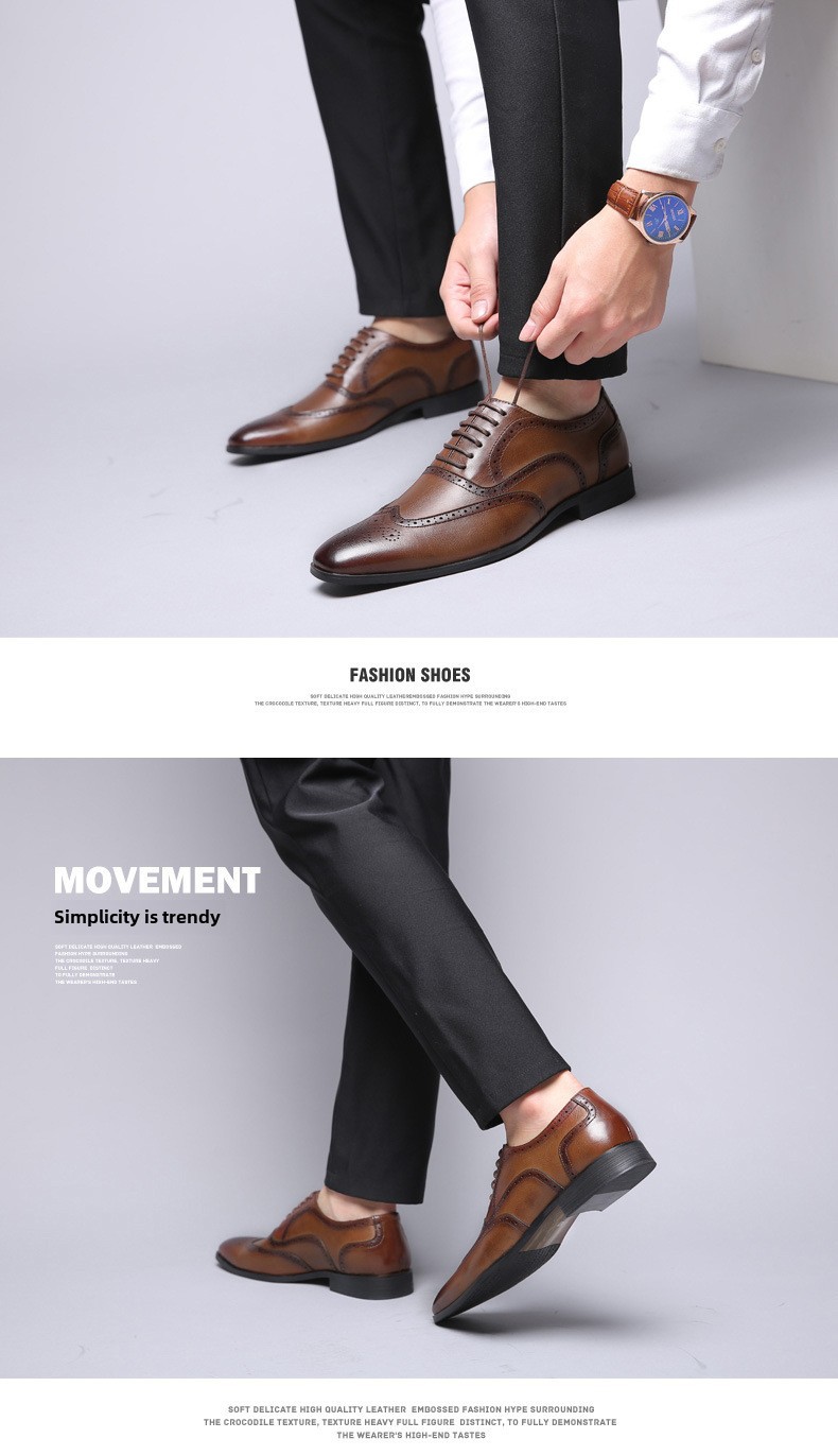 Factory direct supply spring new formal casual men's shoes Oxford Business Men's shoes cross-border for a generation of hair_vogvips.com