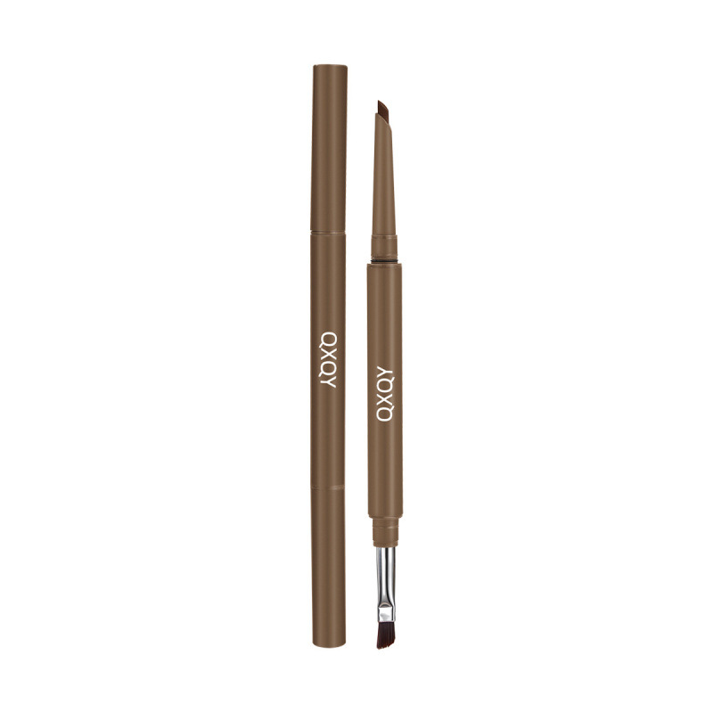 QXQY doble cabeza delineador de ojos sedoso natural maquillaje impermeable a prueba de sudor fábrica de maquillaje transfronterizo venta al por mayor directa