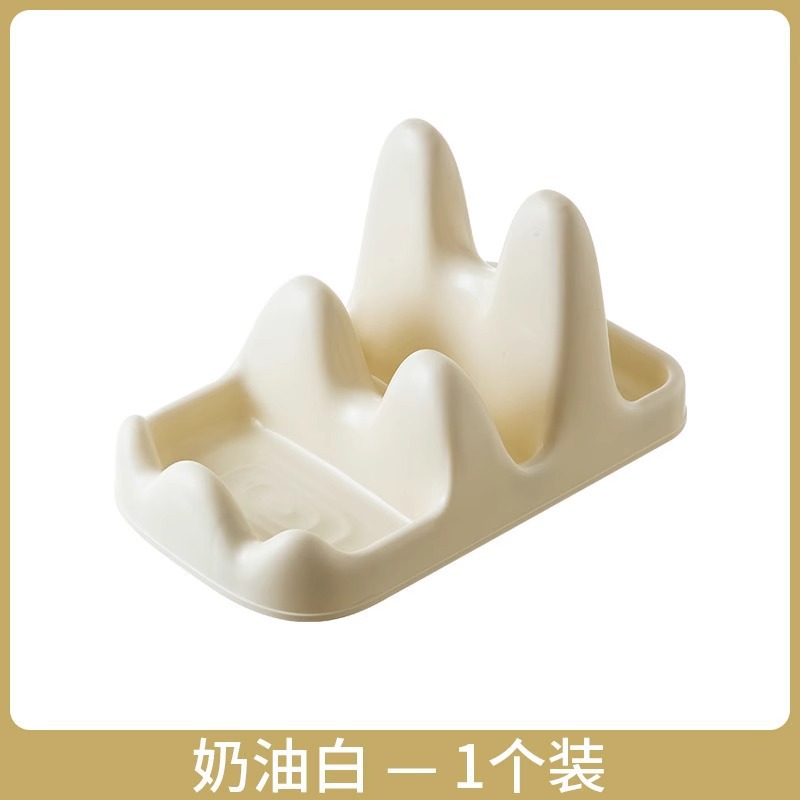 Pot Lid Rack Sitting Pot Spatula and Spoon Storage Rack Kitchen Countertop Household Chopping Board Storage Rack Pot Lid Placer