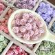 Candy Color Versatile Resin Artificial Flower Handmade DIY Flower Beaded Accessories Material Bracelet Loose Bead Bracelet Accessories