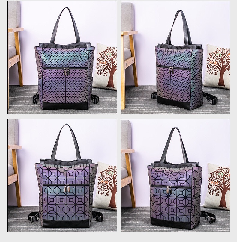 2024 Autumn and Winter New Fashionable Colorful Lingge Large Capacity Travel Mountaineering Luggage Backpack_voghion.com