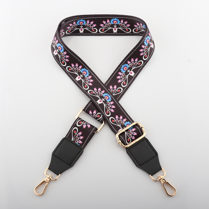 Nylon Flower Snowflake Bag Strap display picture 4