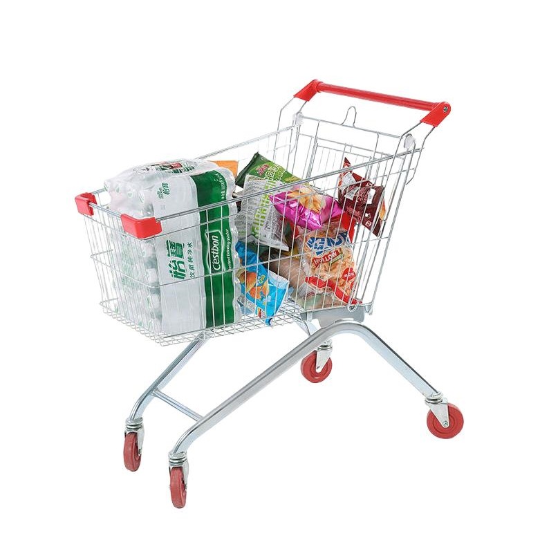 超市购物车手推车小推车家用商场手推车儿童成人买菜推车网红推车