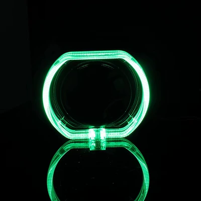 Integrated Lens Headlight with High, Ön faralar - green-silver-cover-25inch