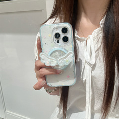 闪片彩色星星音符磁吸支架适用iPhone17苹果16ProMax手机壳15极简