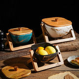 美辰达 Креативная матовая керамическая качалка для домашнего использования, комплект