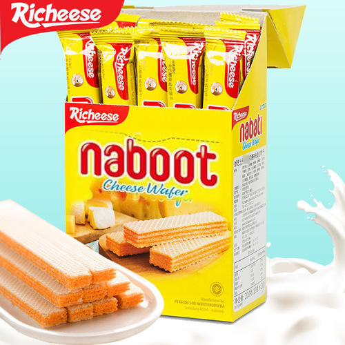 Lizhi Cheese Domestic Durian Flavored Wafer Cookies 200g Crispy Snack Naboot Independent Packaging