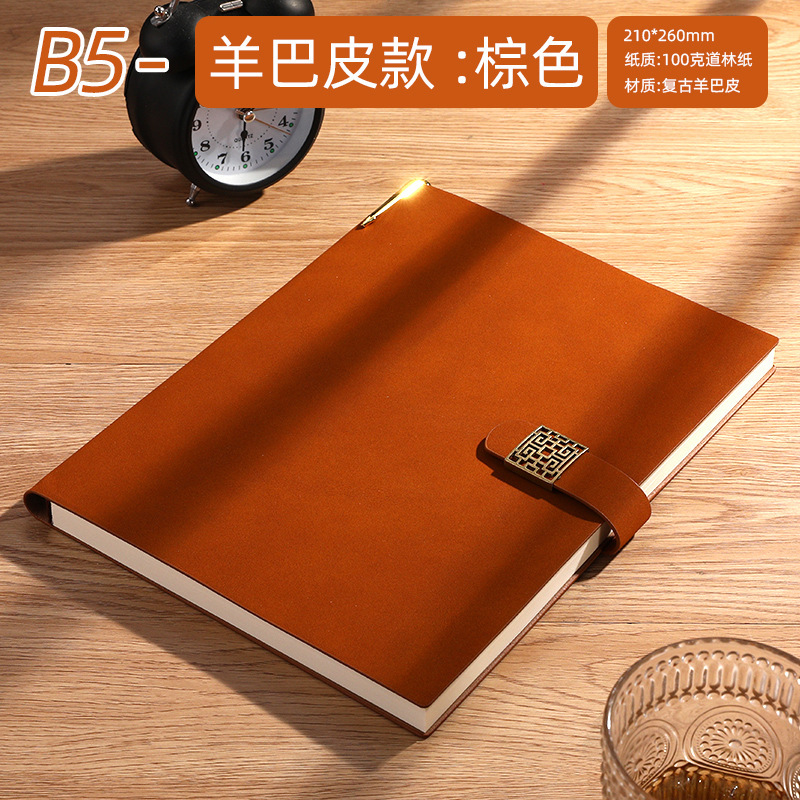 B5 brown pen plug -in