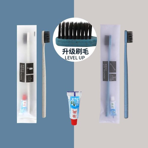 Hotel disposable toothbrush with toothpaste soft bristles hotel B&B toiletries tooth set set for home hospitality