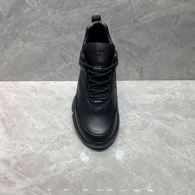 Men's Outdoor Waterproof Hiking Shoes, Ultra-Light Breathable Hiking Training Shoes, Sports Running Shoes, Spring and Autumn Black, Wear-Resistant and Durable