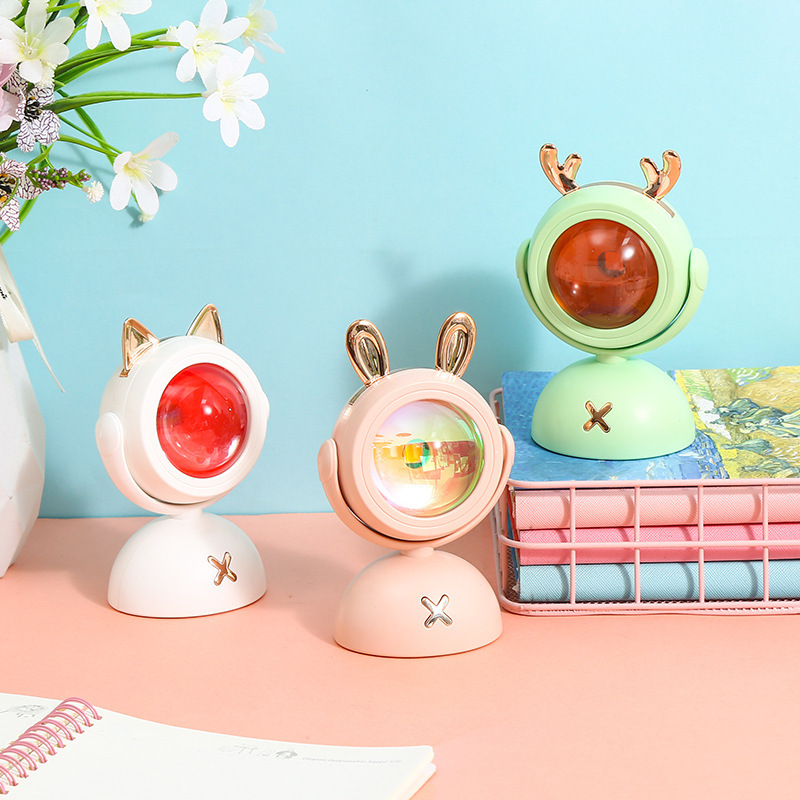 Internet celebrity sunset red sunset light sunset projection light rainbow colorful night light sunset atmosphere mini table lamp