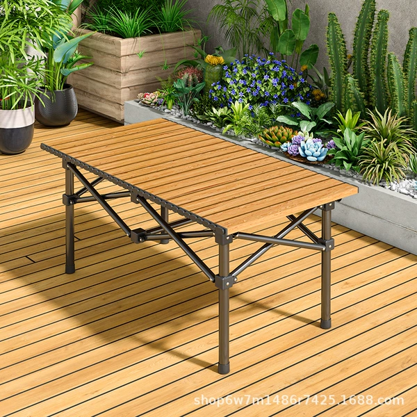 Imitation wood color 95*55*50 long table