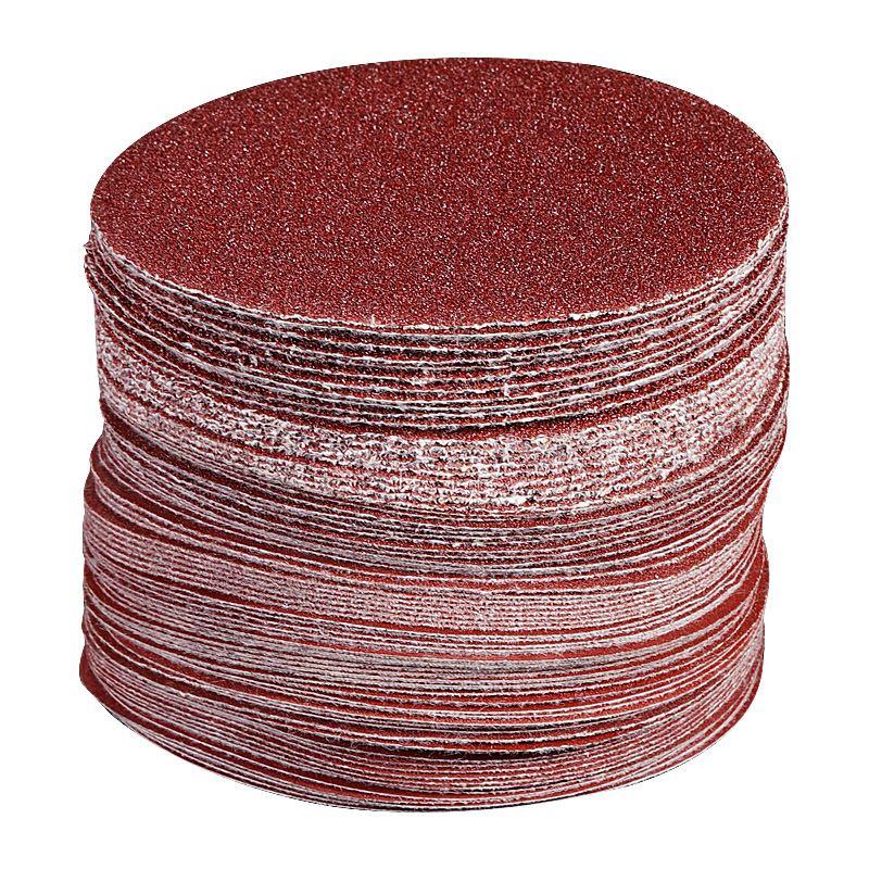 4 pulgadas disco flocado papel de lija coche belleza manual pulido redondo auto-adhesivo de terciopelo ultra-fino papel de lija