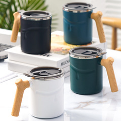 316L stainless steel mug household milk tea coffee cup for students and office workers with lid and insulation wholesale