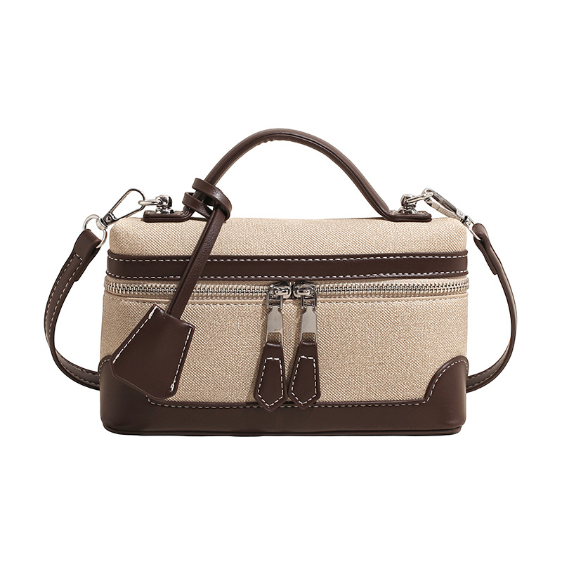 Bolsas casuales de color retro bolsas cuadradas de moda versátiles bolsas de tendencia nicho diseño retro bolsas de hombro image 6