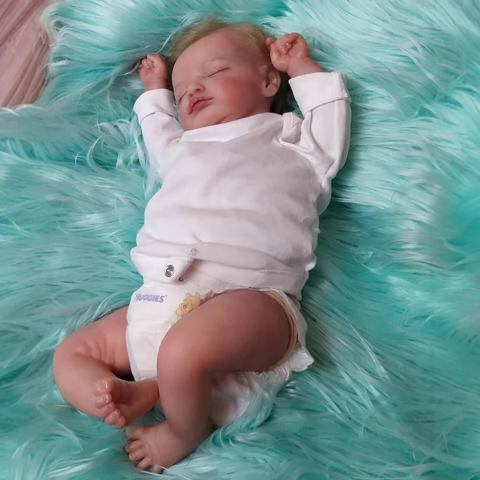 49cm simulación bebé renacido muñeca Rosalie transfronterizo e-commerce suministro de una sola pieza entrega Amazon