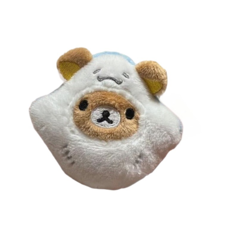日本サンエックス リラックマ オーシャンシリーズ クマ兄弟 クマ妹 クマ弟 タコ デビルフィッシュ クマ ペンダント人形|undefined