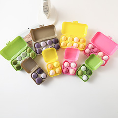 Anchor Egg Box Beauty Egg Set Storage Box 4 Powder Puff Set Box Factory Direct Sales